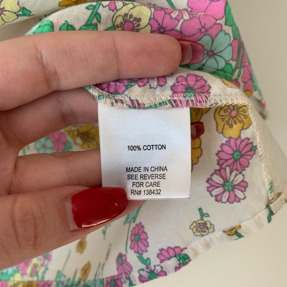 Modcloth Floral Pleated Lace Button Down Tank Top - Picture 5 of 6